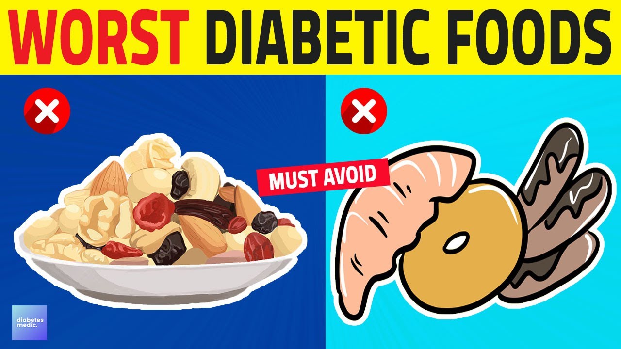 Top 7 Worst Foods For Diabetics. Stop Eating These NOW! YouTube