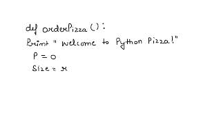 Write a function orderPizza that allows the user to input and build a pizza. It then prints a thank…