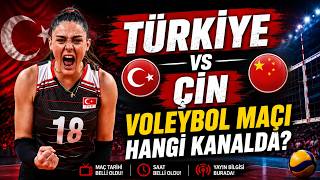 Çin - Türkiye Voleybol Maçı Ne Zaman, Saat Kaçta, Hangi Kanalda? Şifresiz mi?