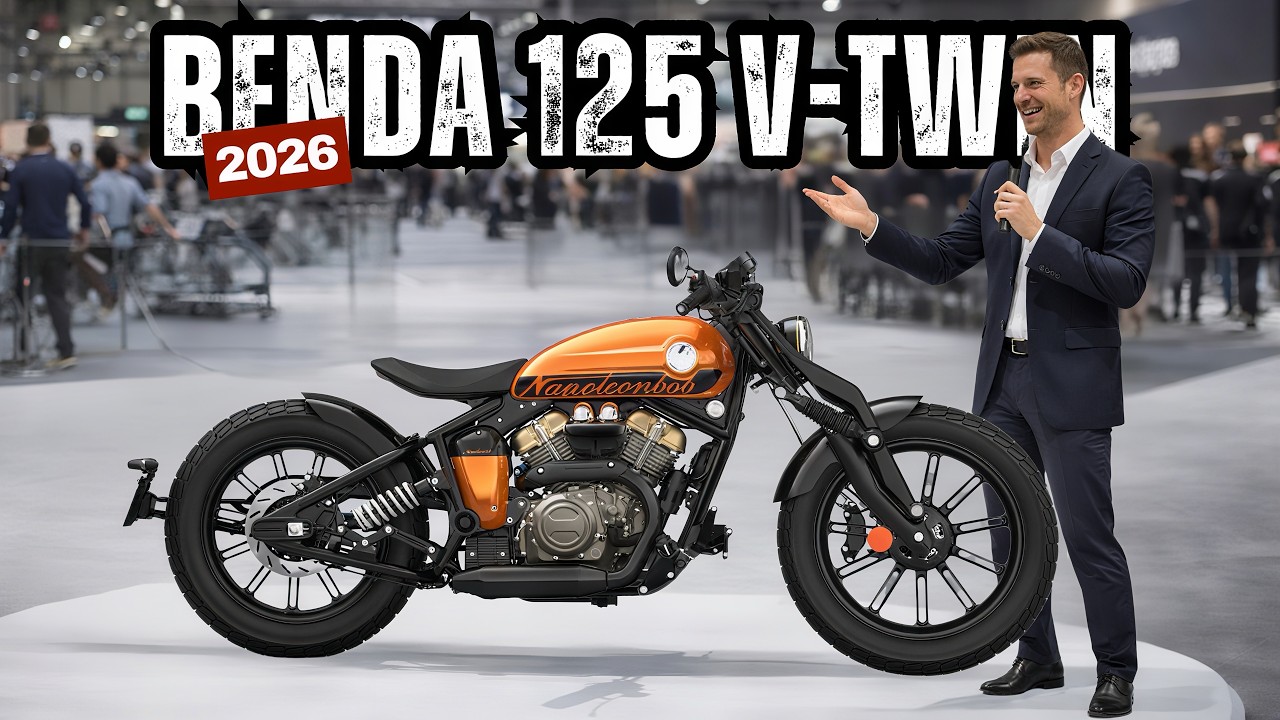 STUNNING!!! 2026 BENDA NAPOLEON BOB 125 V-TWIN OFFICIALLY LAUNCHED!!