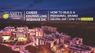 Webinar on How to Build a Personal Brand