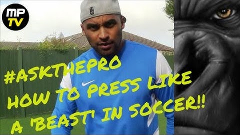 MPTV #Ask the pro - How to press in soccer (Football)