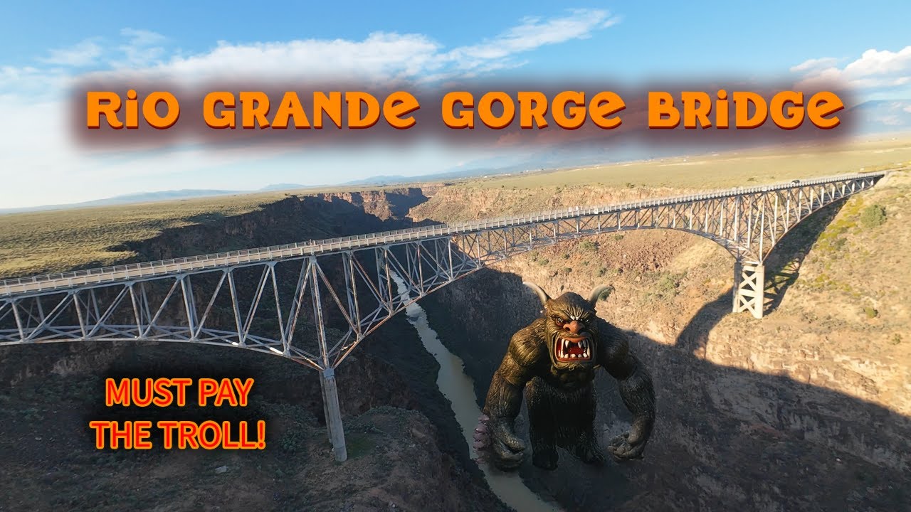 Rio Grande Gorge Bridge - 4k Drone Footage!