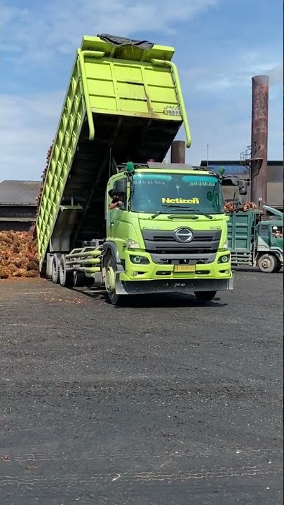 pesona truk Hino muatan sawit