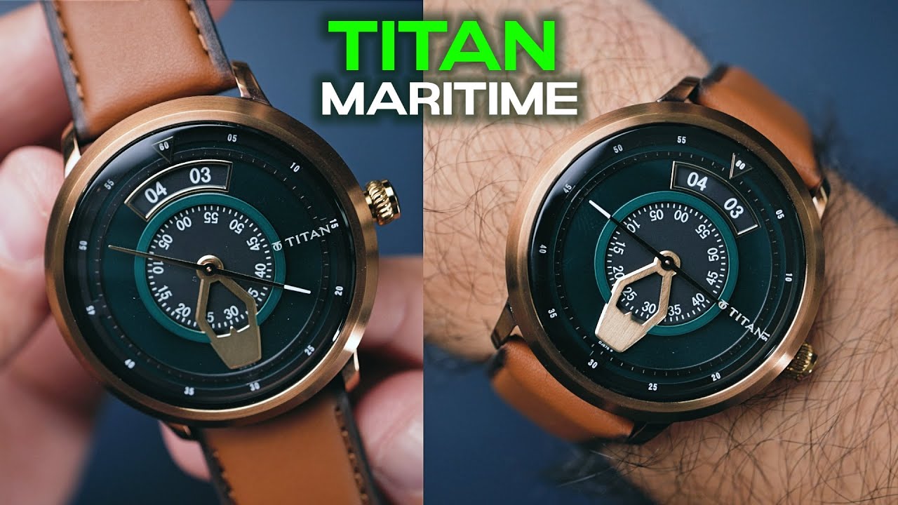 Titan Maritime Green Dial | Most UNIQUE Watch under 10,000😲