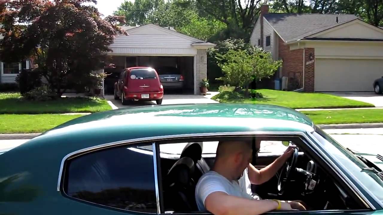 Steve driving the Chevelle for the first time. - YouTube