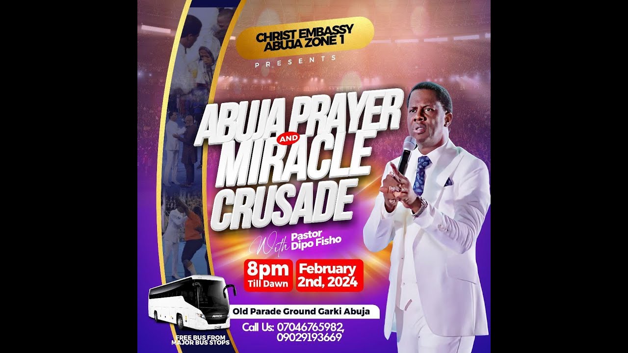 ABUJA PRAYER AND MIRACLE CRUSADE || 2ND FEBRUARY 2024 - YouTube