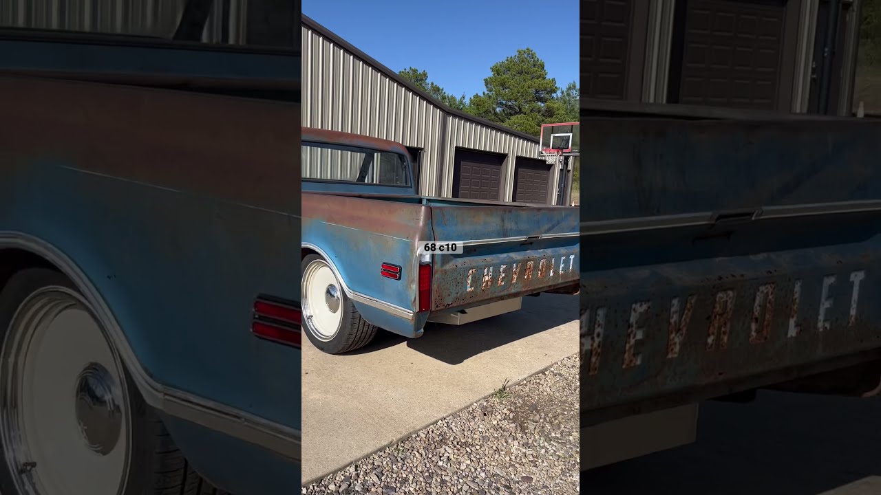 68c10 Build Running Lsswap C10 Chevy Borlaexhaust Mobsteel Patina