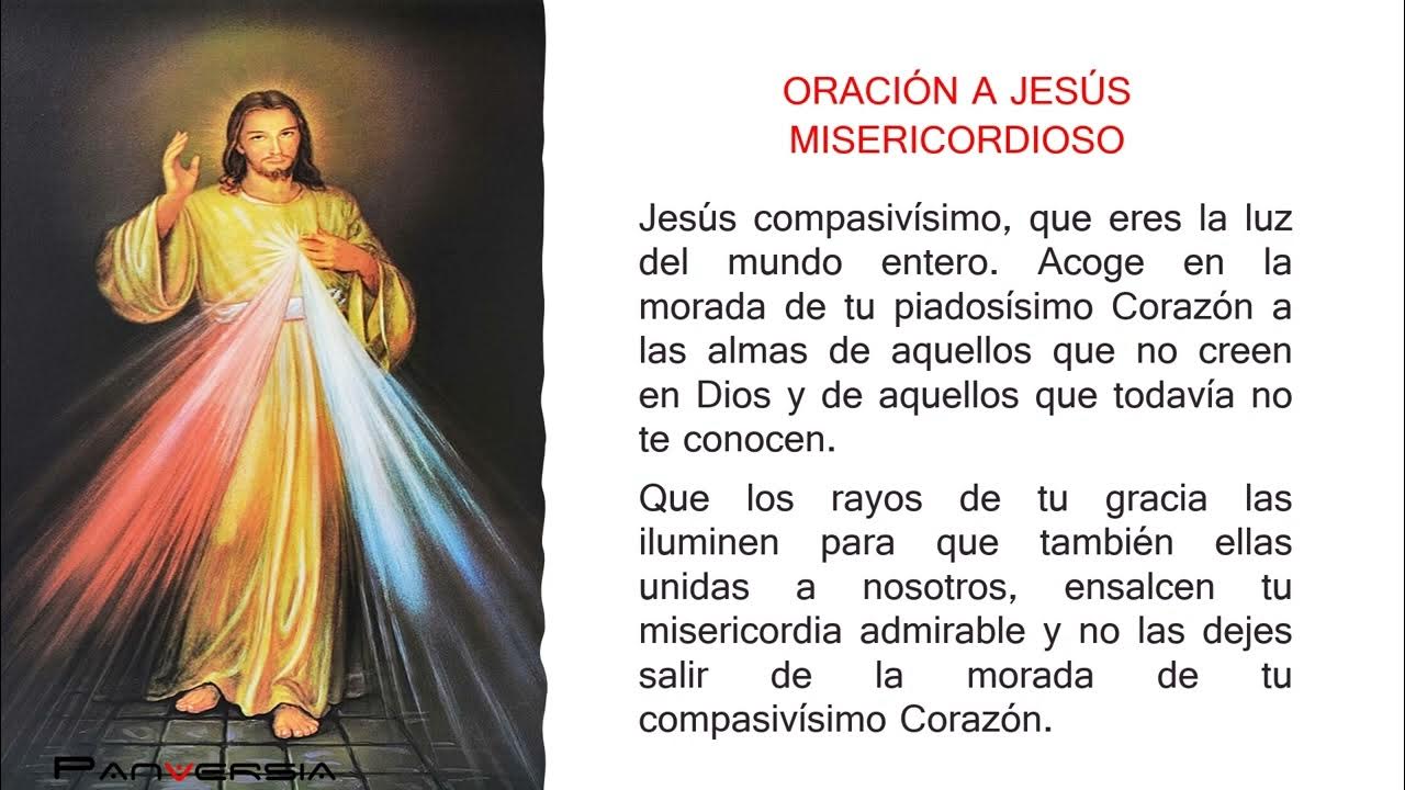 NOVENA DE LA DIVINA MISERICORDIA DIA 4 (Panversia) YouTube