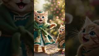 डांस करती बिल्ली के बच्चे 🌸 | Cute Dancing Cats#shorts #funny #funnycats