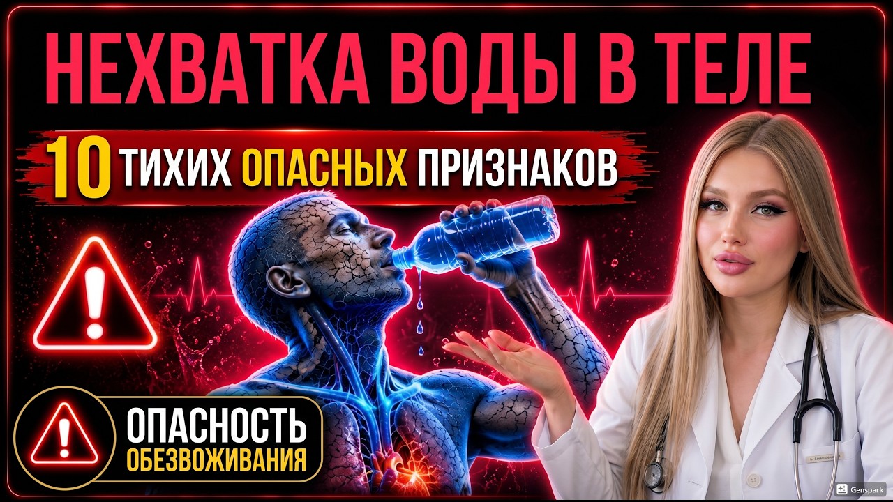 После 50 ваше тело просит воды: 10 сигналов обезвоживан… — Transcript