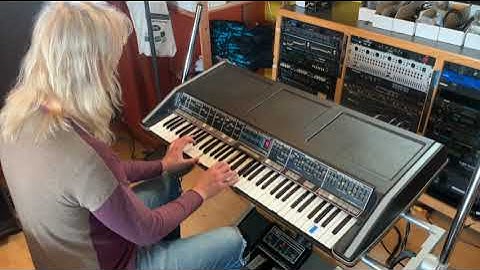 Moog Polymoog 203a 1975-1978 Synthesizer w/ Controller & Manual