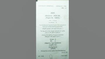 2025 MIC history 2024-28 ka question paper answer key ✅ #brabu #semester #semester2 #studyplus