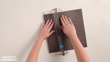 How To Use A Creative Memories 12" Trimmer