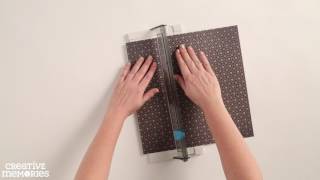 How To Use A Creative Memories 12" Trimmer