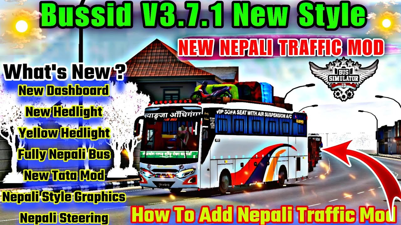 How To Add Nepali Traffic Mod in Bus Simulator Indonesia New Nepali Traffic Mod Nepali 