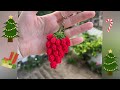 MERRY CHRISTMAS 🎄You will love the Christmas gift 🎁 / Great crochet strawberry keychain pattern 🍓