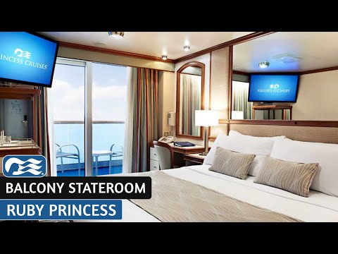 Ruby Princess Balcony walkthrough tour