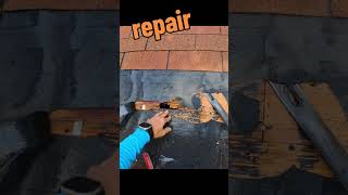 Hole in the roof #roofer #roofing #work #repairing #florida
