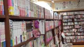 Japanese bookstore manga sushi -