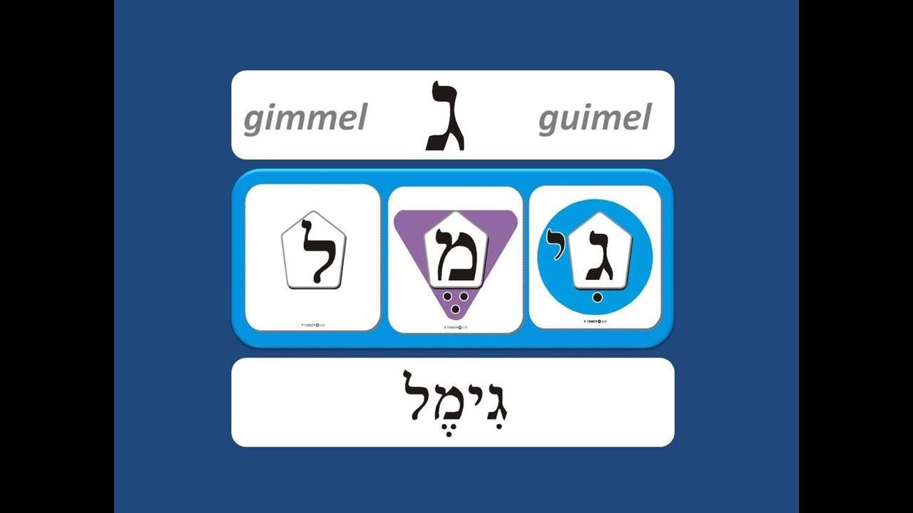 לימוד קריאה - האות ג גימל How to write Hebrew letters - YouTube