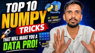 Top 10 Numpy Tricks That Will Make You A Data Pro | @HaiderWithCode