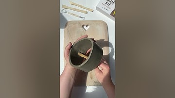 Simple Slab Idea (you could totally make this!) #diy #claycrafts #craftidea #art #potteryclay #clay