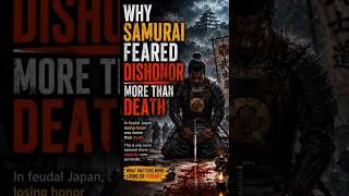 Why Samurai Feared Dishonor More Than Death #shorts #legend #story