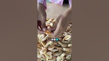 Tôm khô đất vỏ giòn, vị ngọt tự nhiên – ăn chơi hay ăn cơm đều ngon  #tomkho  #đồkhô #food