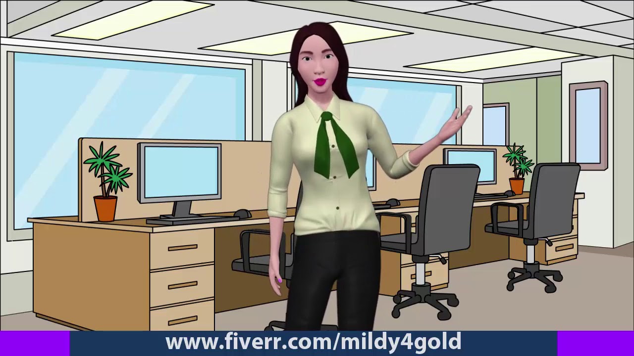 Animated spokesperson for your small business