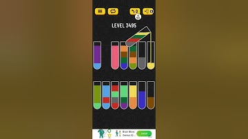 water sort puzzle level 3495