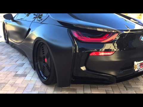 Insane Matte Black Bmw I8 And 535i Youtube