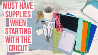 TOOLS & MUST HAVE SUPPLIES TO GET STARTED WITH YOUR CRICUT