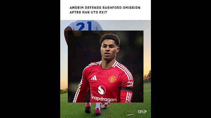 Amorim Defends Rashford Omission After Man Utd Exit