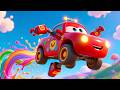 Vroom Vroom Car Journey 🚗 | Fun Vehicle Song for Kids | Sing Along Ride