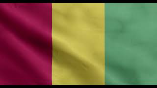 Guinea waving flag 4k loop free download
