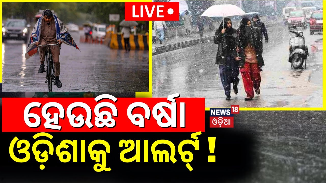 Odisha Rain News Live: ହେଉଛି ବର୍ଷା, ଓଡ଼ିଶାକୁ ଆଲର୍ଟ୍ ! Heavy Rainfall