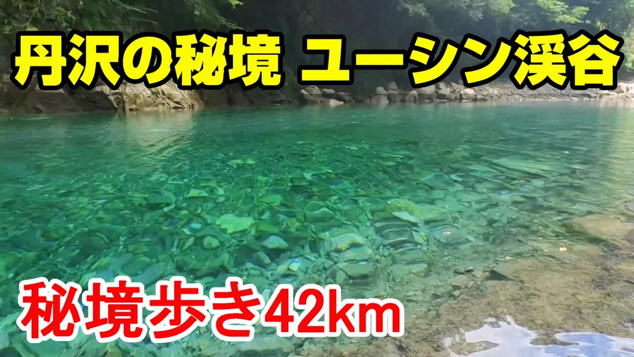 【秘境と百名山】ユーシン渓谷から丹沢山へ秘境ウォーキング 42km