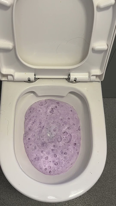 Purple toilet clean 💜 #cleaning #clean #asmr #asmrsatisfying #asmrvideo #asmrsatisfying #toilet