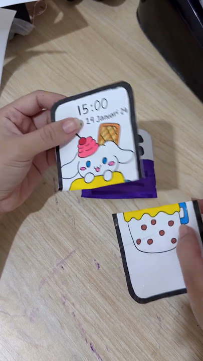 Download lagu TUTORIAL SAMANTHA BIKIN SQUISHY KERTAS BENTUK HP LIPAT #viral