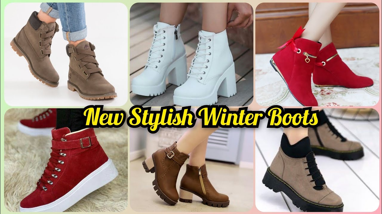 New Stylish Winter Boots /Pakistan International Shoes Collection For