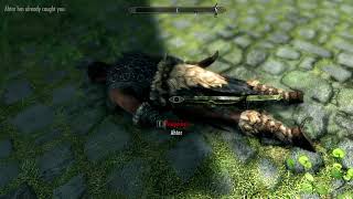 A perfectly normal execution in Skyrim