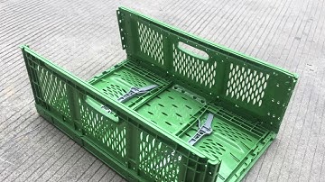 Plastic folding crate & basket for fruits and vegetables storage!