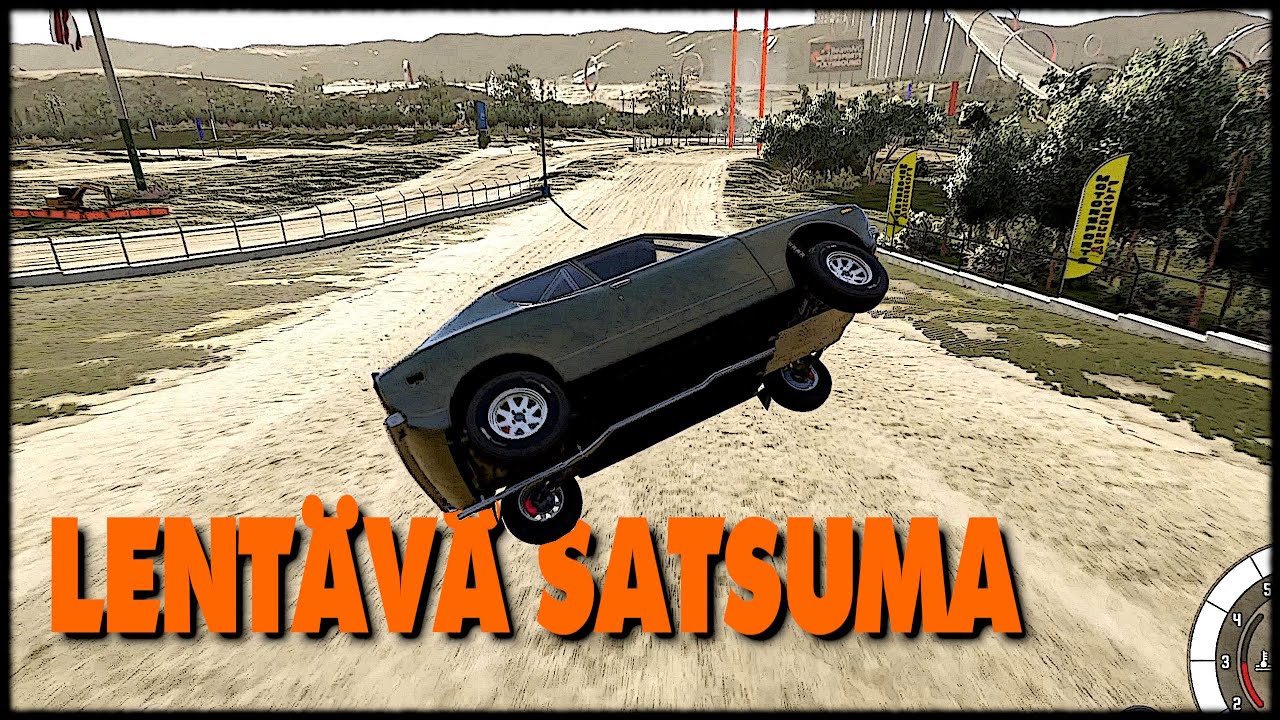 Lentävä Satsuma BeamNG.Drive YouTube