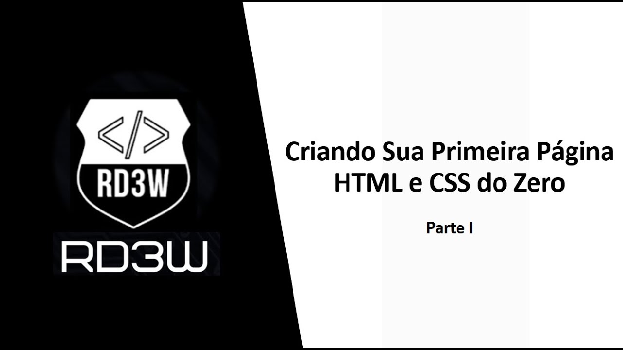 Criando Sua Primeira Página HTML e CSS do Zero - Parte I - YouTube