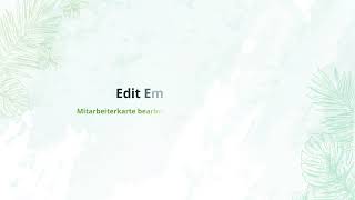 Qfecard - Creating, editing and deleting Employee Business Cards