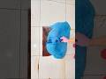 Boiling the foam to remove all dirt from this carpet - ASMRRUGCLEANING #rugcleaning #shorts