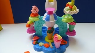 Đồ chơi máy làm kem ly Play-doh Sweet Shoppe Ice Cream 5 ly kem hấp dẫn làm bởi 