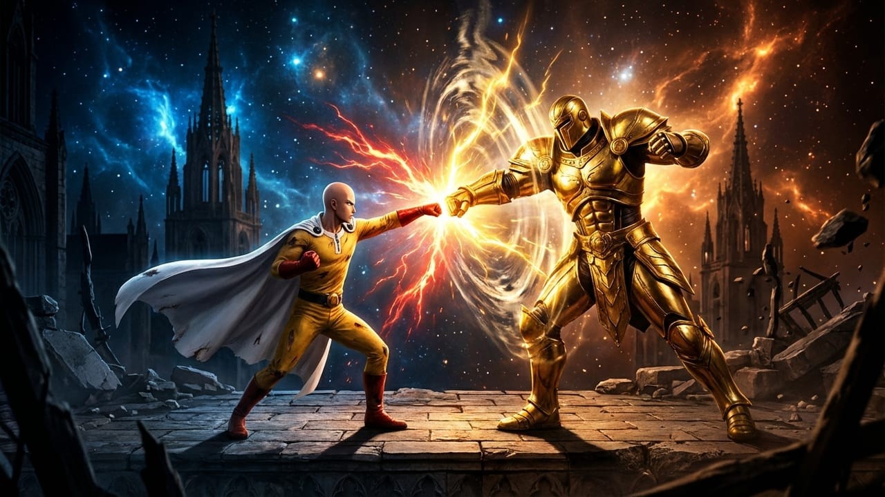 What If Saitama Entered Warhammer 40K and Faced the Emperor’s WRATH