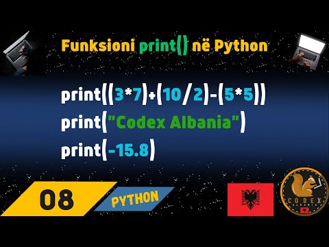 Funksioni print në Python | Codex Albania